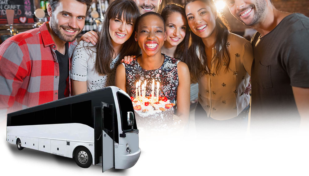 Birthday party bus rental