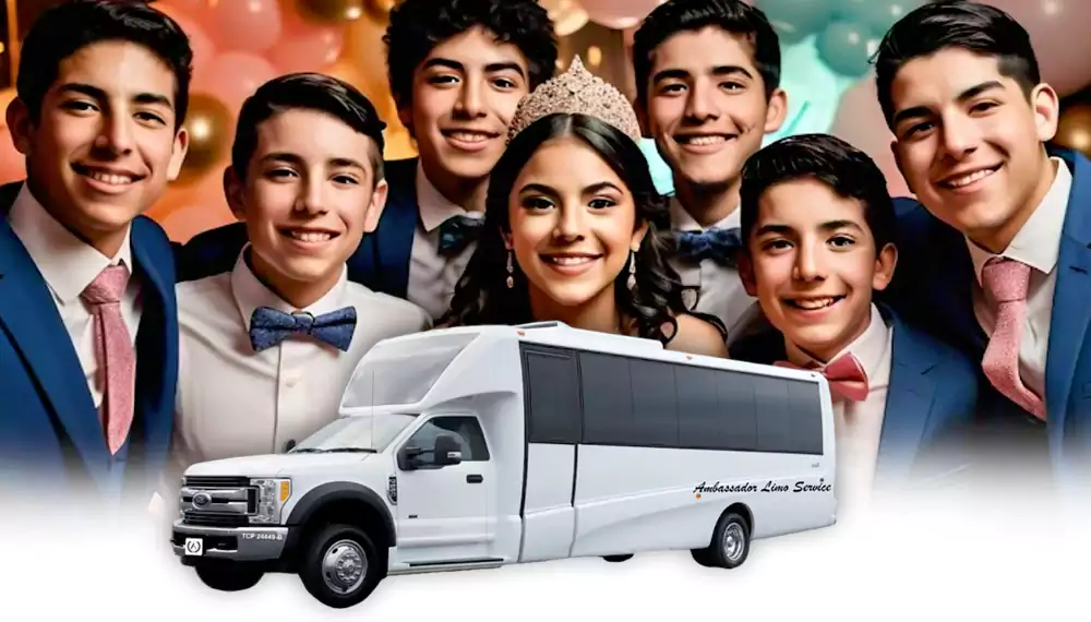 Quinceanera Party Bus Rental in Livermore