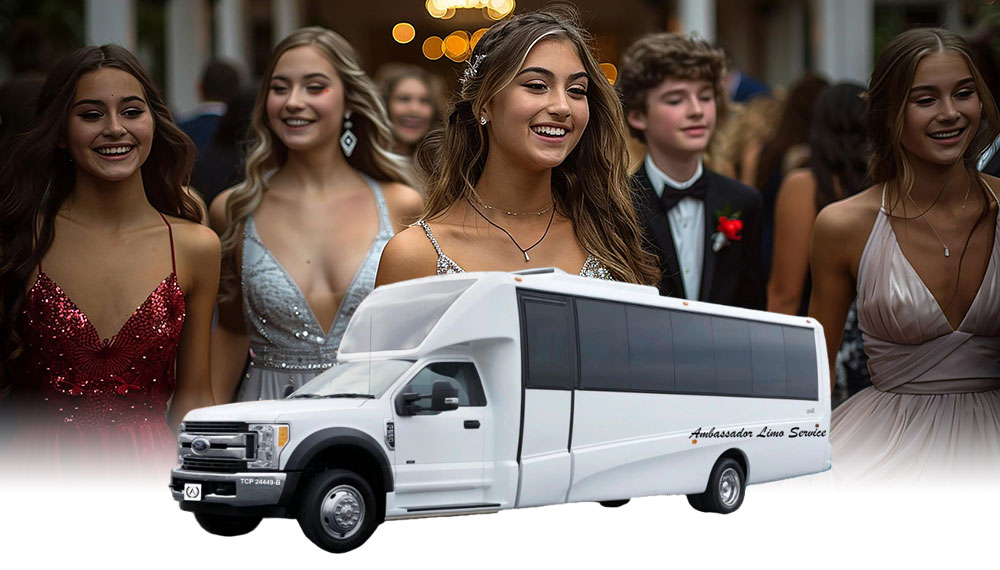 Prom Party Bus Rental in Mountain View