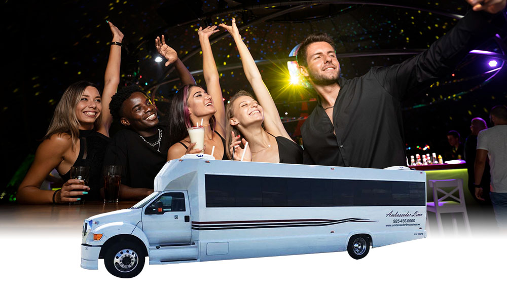 Night Out Party Bus Rental in Mountain View