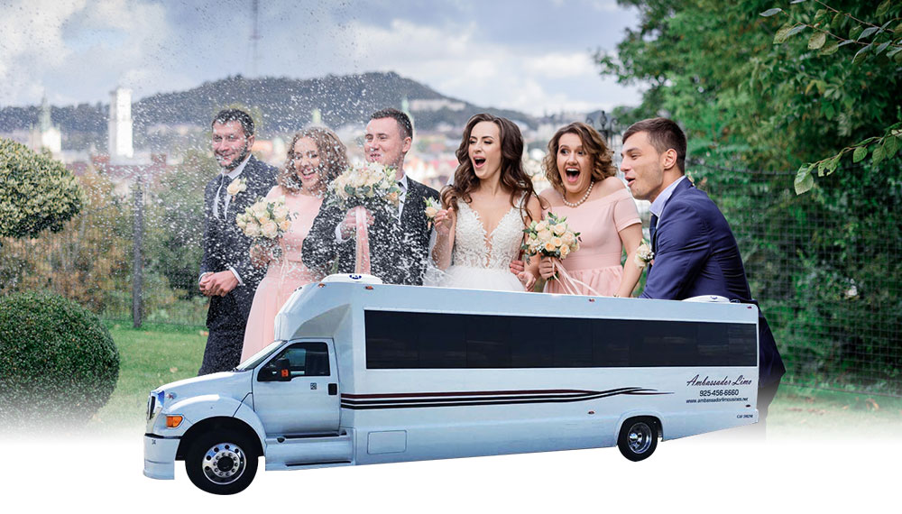 Fremont Wedding Party Bus Rental