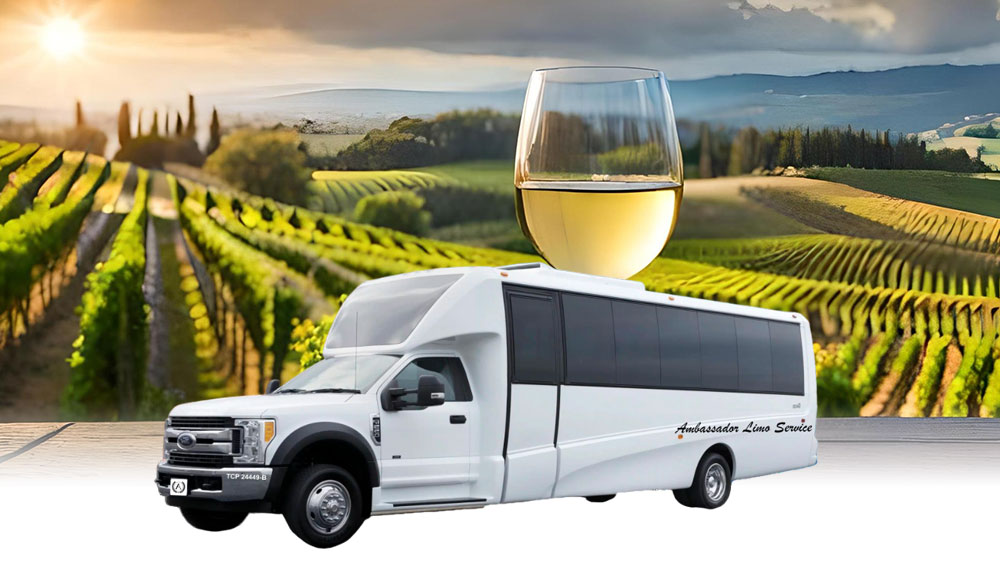 Wine Tour Limo Rental in Tracy