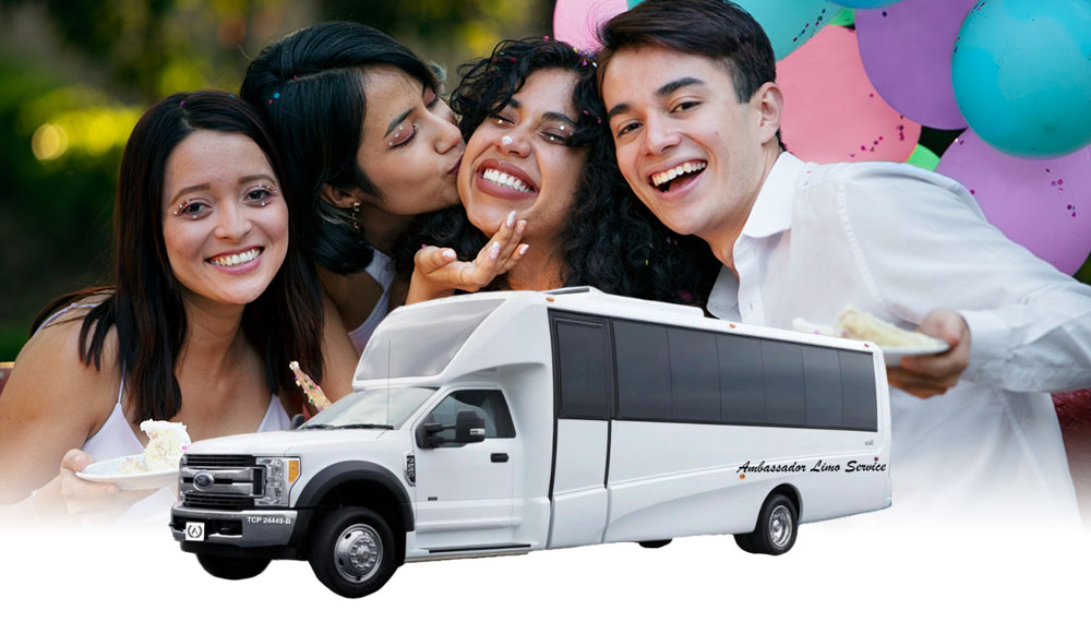 Birthday Party Bus Rental in Pleasanton