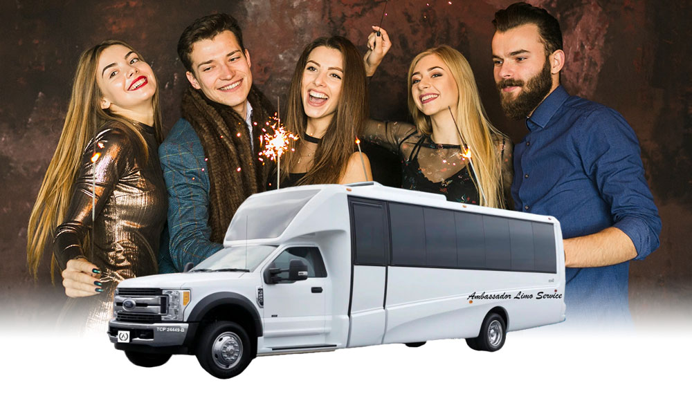 Prom Party Bus Rental in Pleasanton