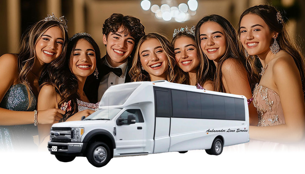 Quinceanera Party Bus Rental in Dublin