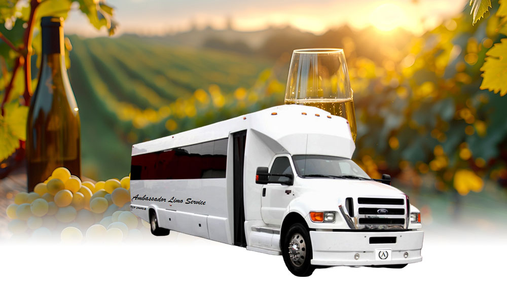 Wine Tour Party Bus Rental in Dublin