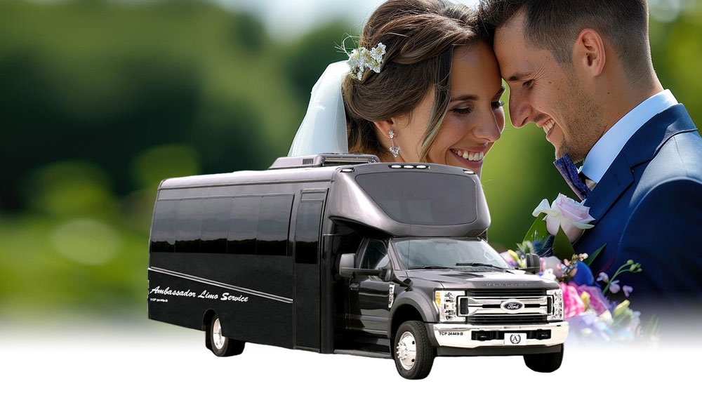 Shuttle Bus Rental in Wedding